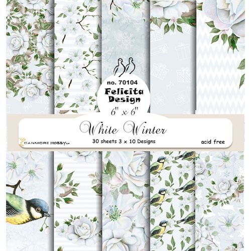 Felicita Design White Winter 3x10design 15x15cm 200g